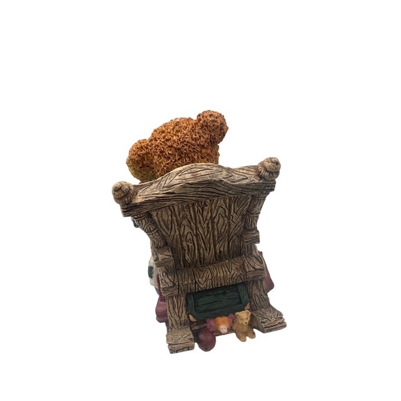 Vintage Classic Treasures Musical PAPA Bear Figurine Rocking Chair Music Box - Picture 8 of 8